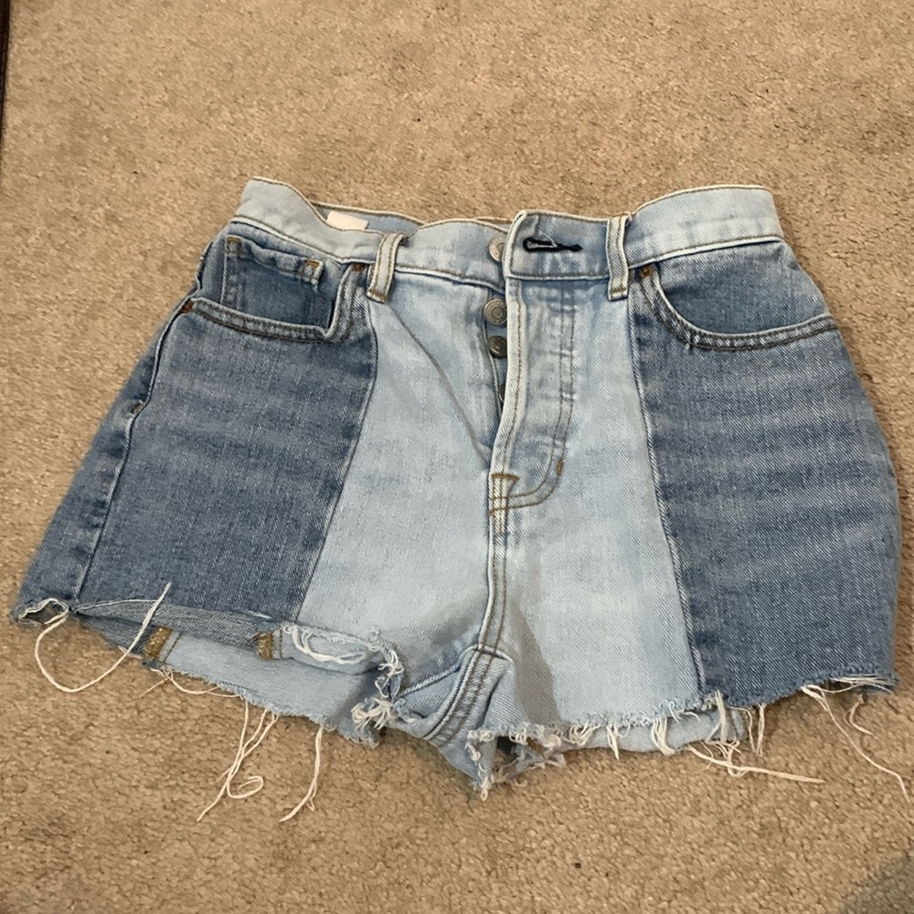 PacSun high rise icon short jean shorts